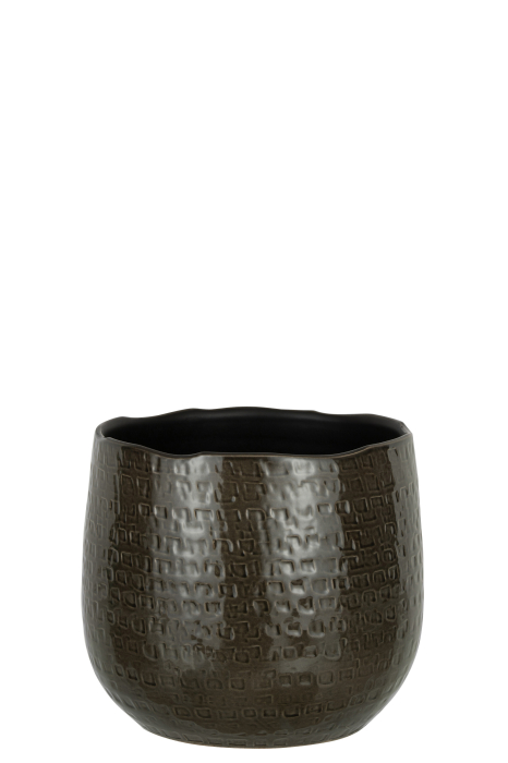 Ghiveci, Ceramica, Gri, 25.5x25.5x22 [1]