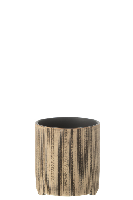 Ghiveci, Ceramica, Maro, 14.5x14.5x15.5 [1]