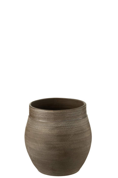 Ghiveci, Ceramica, Maro, 25x25x25 [2]