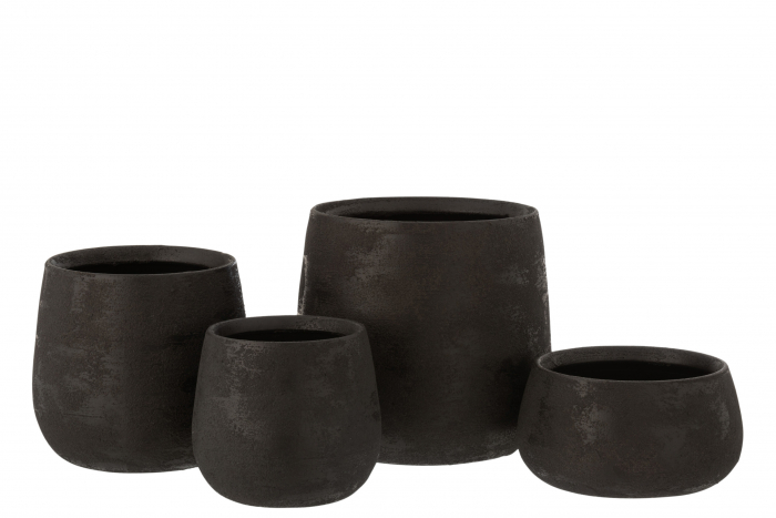 Ghiveci, Ceramica, Negru, 20x20x19 cm [2]