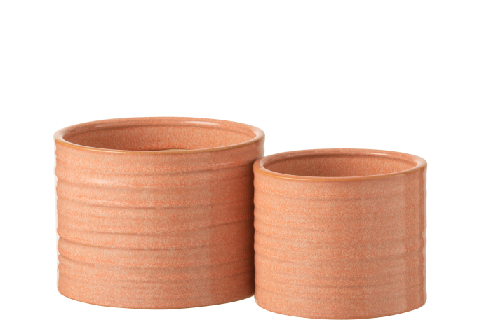 Ghiveci, Ceramica, Portocaliu, 17.5x17.5x13 [2]