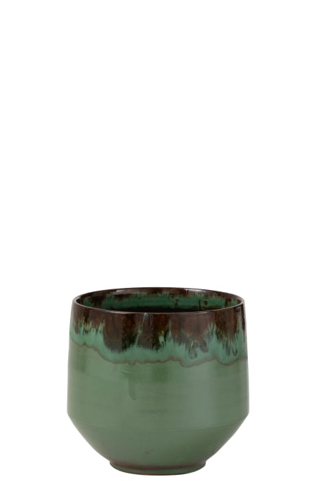 Ghiveci, Ceramica, Verde, 26.5x26.5x27 [1]