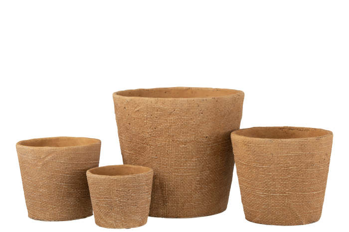 Ghiveci, Ciment, Natural, 26x26x24 [2]