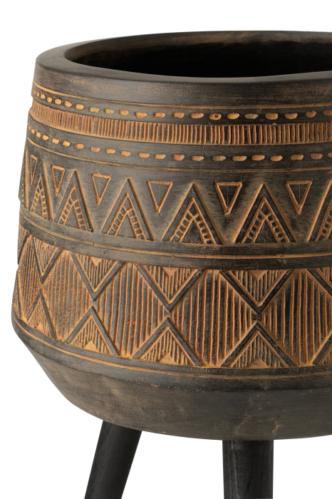 Ghiveci, Material sintetic, Maro, 43x43x56.5 [3]