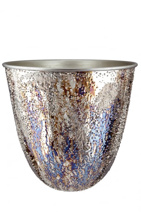 Vaza metalica deco, Pavone [2]