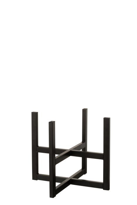 Ghiveci, Metal , Negru, 42.5x42.5x35 [1]