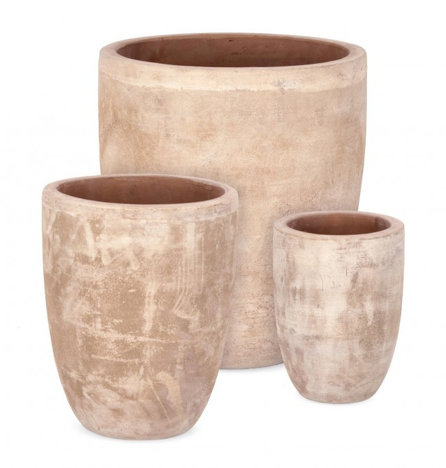 Ghiveci Terrasa Brunita, Teracota, Set3, Dims Ø22A - 22H; Ø32A - 29H; Ø42A - 38H [2]