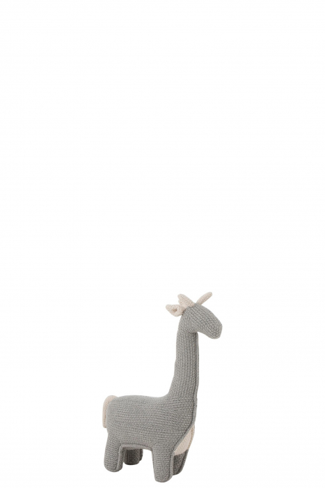 Girafa, Textil, Gri, 40x16x55 cm