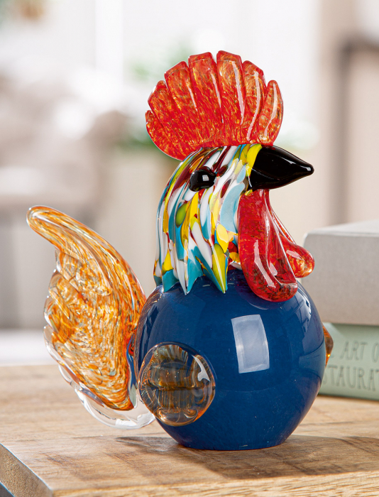 Glasart, Pui, Cordula, Sticla, multicolor, PU 2, L. 9 cm, L. 11,5 cm, H. 15 cm [3]