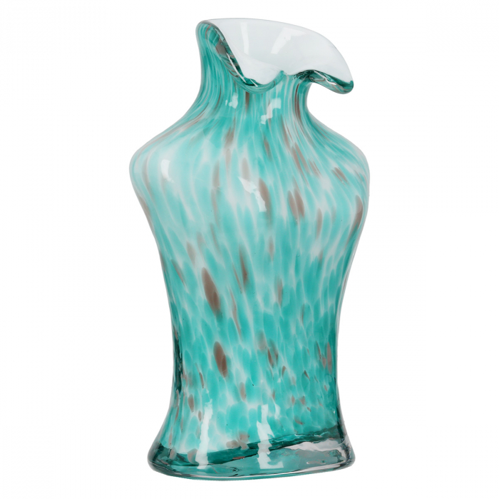 Glasart, Vaza, Corinna, Motiv femeie, Sticla, verde, PU 2, L. 11 cm, L. 19 cm, H. 30 cm [2]