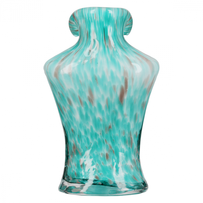 Glasart, Vaza, Corinna, Motiv femeie, Sticla, verde, PU 2, L. 11 cm, L. 19 cm, H. 30 cm [3]