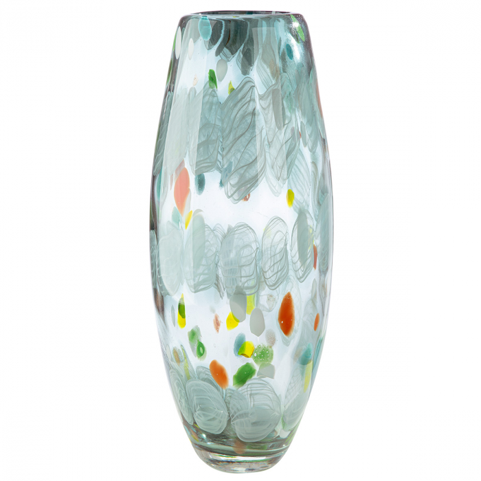 Glasart, Vaza, Fuego, patat, Sticla, verde, PU 2, L. 14,5 cm, L. 14,5 cm, H. 31 cm [1]