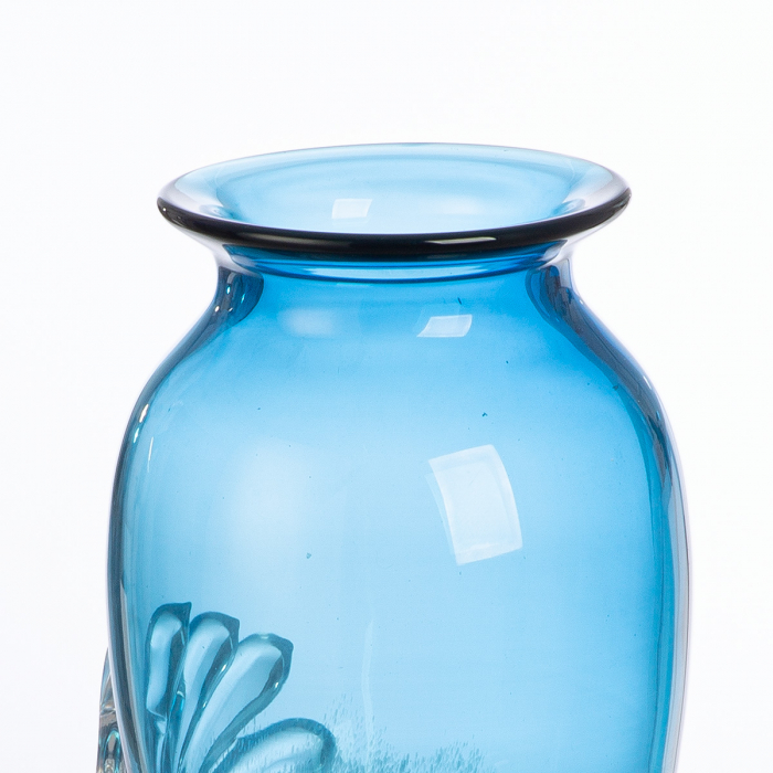 Glasart, Vaza, Wave, Sticla, albastra, PU 1, H. 40 cm, D. 19 cm [2]