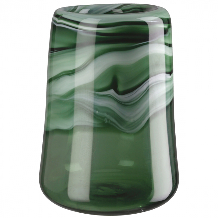 Glass Art, Vază, Sticlă, verde, PU 1, H 27 cm, D 20 cm [1]