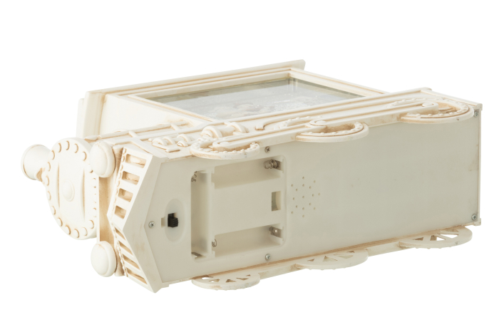 Glob cu apa, Locomotiva din plastic, Alb [4]