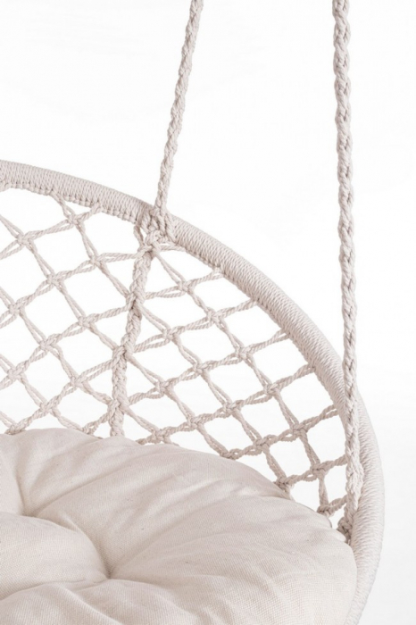 Hamac Rotund Alb Javier, D80X130H [2]