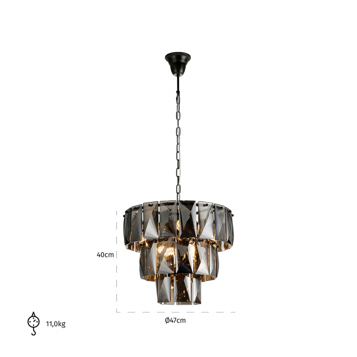 Hanging lamp Avalon (Black)