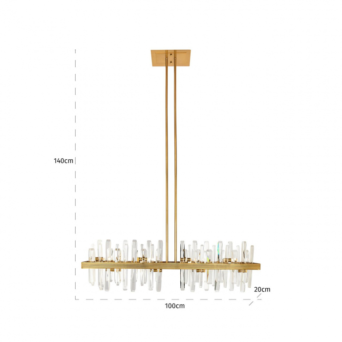 Lampă suspendată Briget (Bronz) [4]