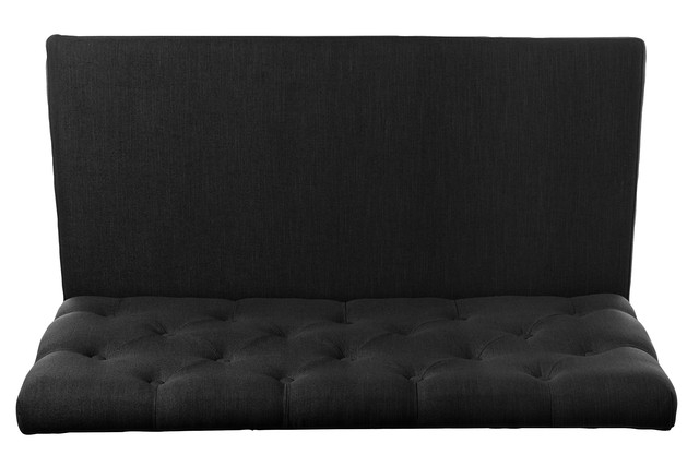 HARRIET, Bancuta, gri inchis, picioare din lemn, l.107 cm [5]