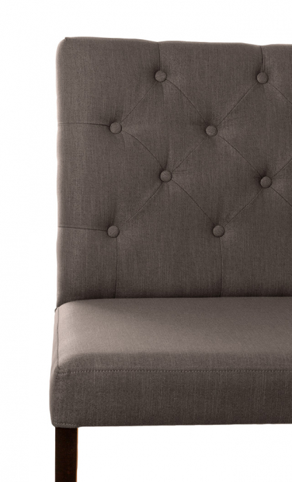 HARRIET, Bancuta, taupe, picioare din lemn, l.107 cm [6]