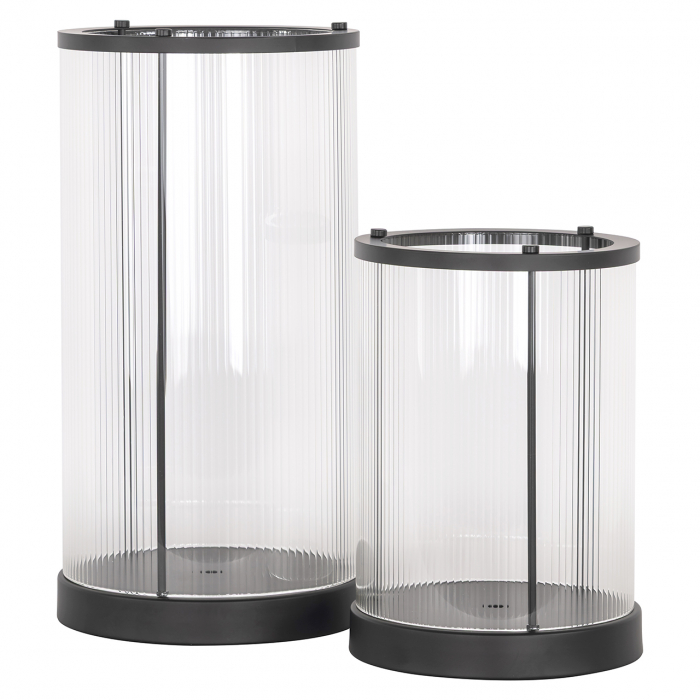 Hurricane/ Suport lumanare Dayene mic (negru), Dims: 27.5 x 19.0 x 19.0 cm [3]