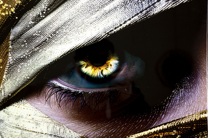 Imprimeu pe panza cu rama, Nairobi -a- cm 52x4x102 [2]