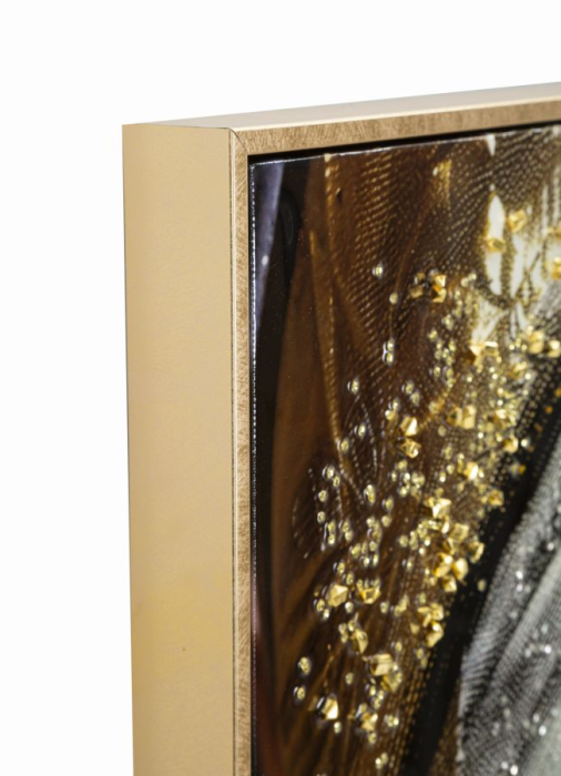 Imprimeu pe panza cu rama, Nairobi -a- cm 52x4x102 [3]