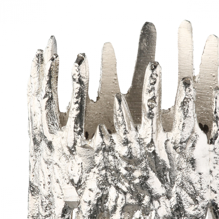 Inel de șervețele, aluminiu, argintie, PU 4, H 5 cm, D 5 cm [2]