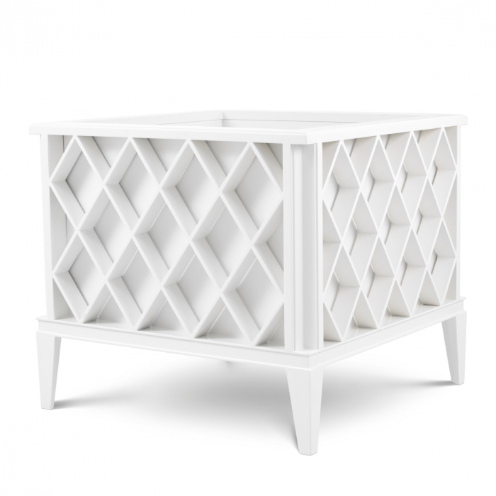 Jardinera de exterior Ocean Club alb, Dims: L. 76 | W. 76 | H. 69  (CM) [4]