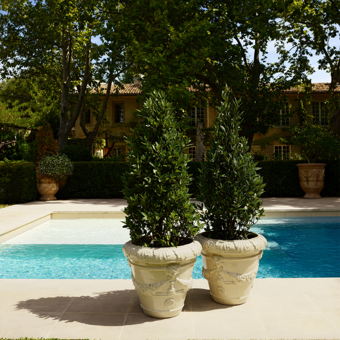 Jardiniera de exterior Toulon cu finisaj nisipos |Ø 60 | H. 56 cm  [2]