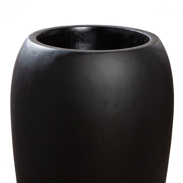 Jardiniera XXL, Trendy, Fibră de sticlă, negru, PU 1, L. 32,5 cm, L. 32,5 cm, H. 66 cm [2]