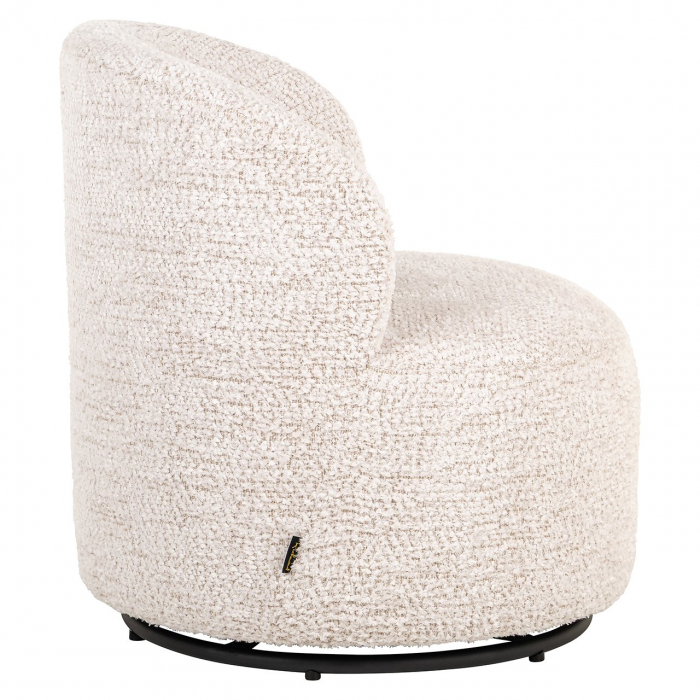 Fotoliu rotativ pentru copii Jackie (Be Lovely 11 crem), Dims: 63.5 x 60.0 x 61.0 cm [2]