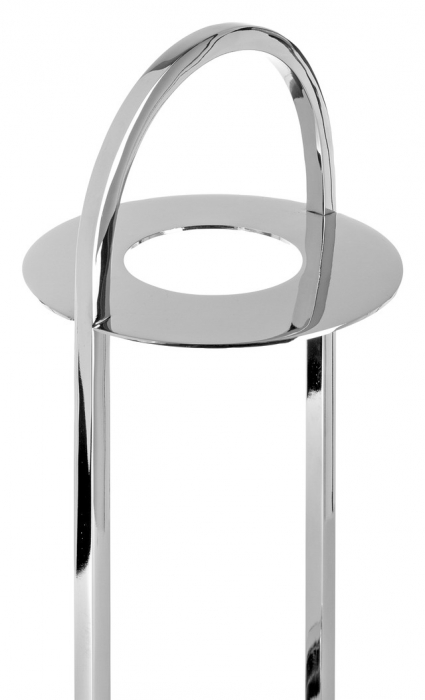 LAKIS, Suport lumânare, incl. sticlă, inox, h. 38 cm, d. 15 cm [3]
