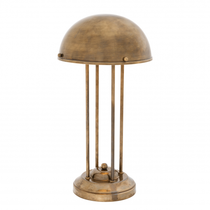 Lampă de birou, Livre, finisaj din alamă cu aspect vintage, Dims: W. 17.5 | max W. 26.5 | H. 50  (CM) [2]