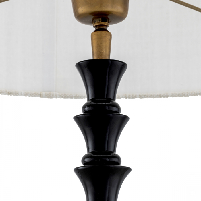 Lampă de masă, Arabella finisaj negru piano cu abajur, Dimensiuni: W. 20 | max W. 55 | H. 112.5   [6]
