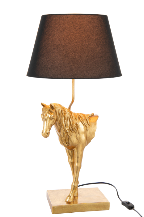 Lampa de masa, Cal, polirasina, auriu/negru [3]