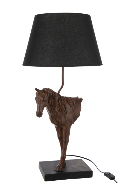 Lampa de masa, Cal, polirasina, maro inchis [2]