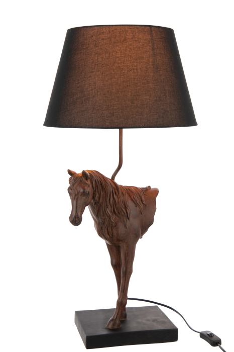 Lampa de masa, Cal, polirasina, maro inchis [3]
