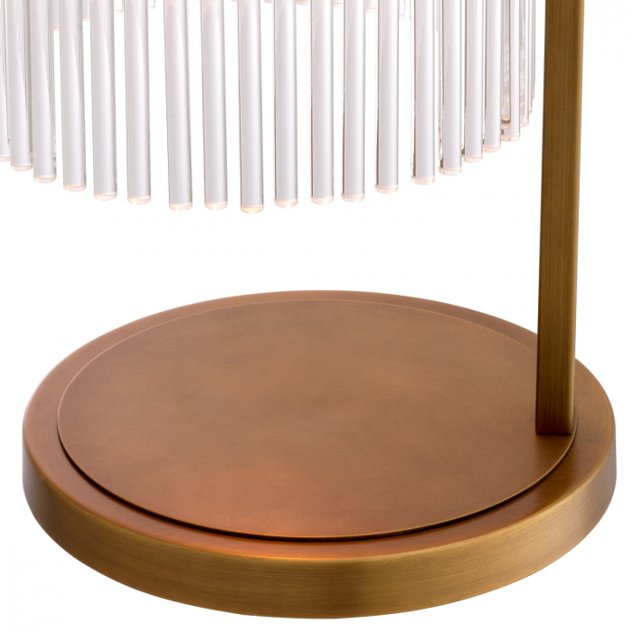 Lampă de masă, Carnero, finisaj din alamă cu aspect vintage, Dims: W. 28 | D. 23.5 | H. 60.5  (CM) [5]