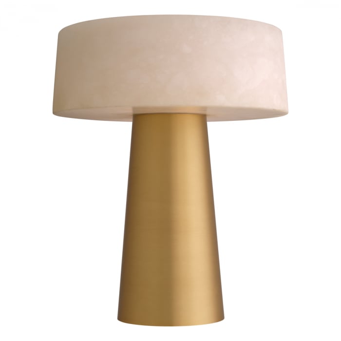 Lampă de masă, Cinco, finisaj din alamă cu aspect vintage, Dims: W. 16 | max W. 33 | H. 43  (CM) [3]