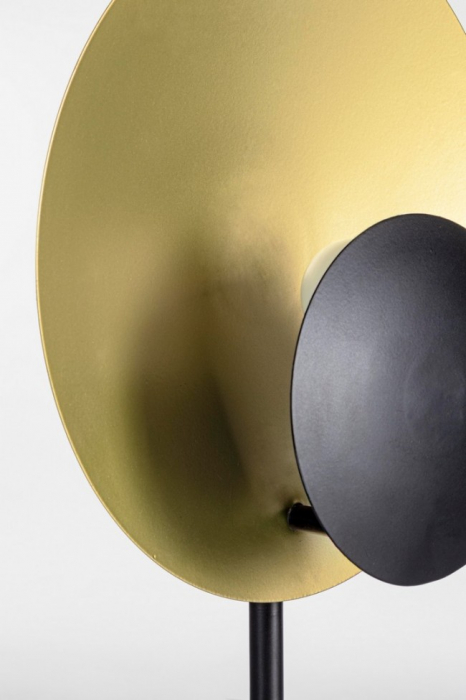 LAMPĂ DE MASA DESIGN NEGRU-AUR H46 [3]