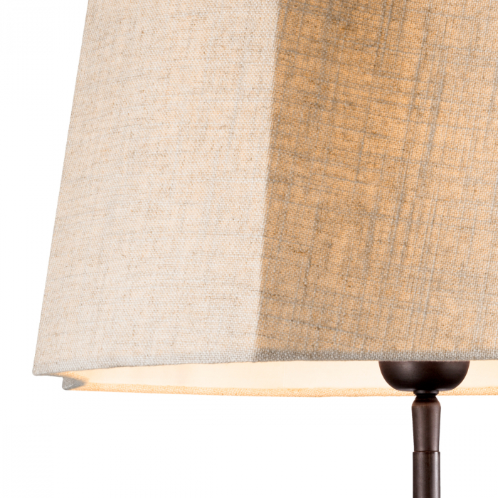 Lampă de masă, Falcon, finisaj bronz, abajur inclus, Dims: W. 13.5 | max W. 35 | H. 75.5  (CM) [5]