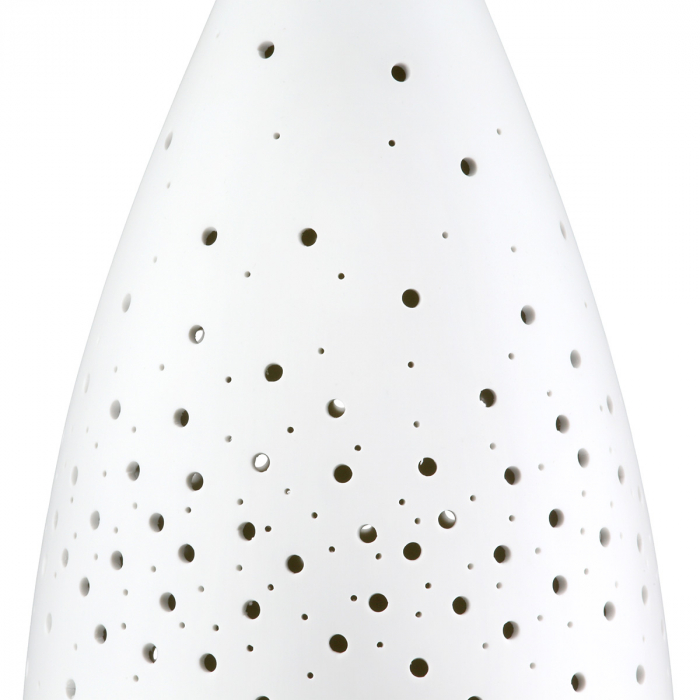 Lampă de masă, Galaxy, Porțelan, alb, PU 1, H. 42 cm, D. 16 cm [2]