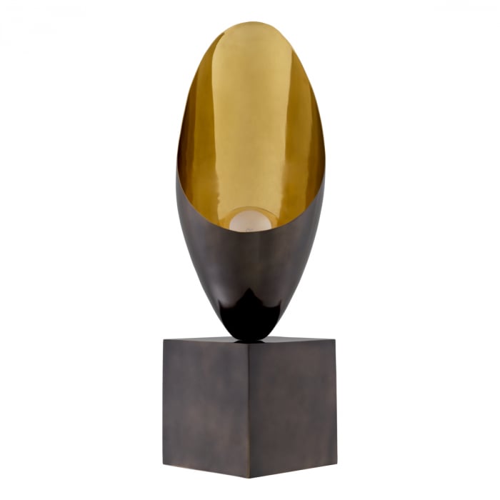 Lampă de masă, Grotto finisaj gunmetal, Dims: W. 18.5 | max W. 30 | H. 70.5  (CM) [2]