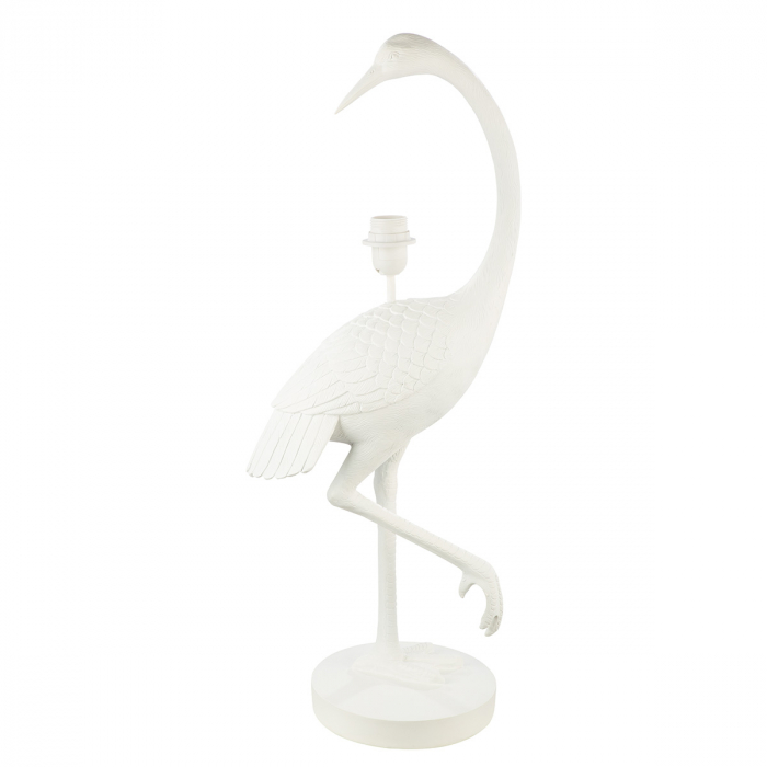 Lampă de masă, Heron, Rășină sintetică, alb, PU 1, H 76 cm, D 31 cm [2]