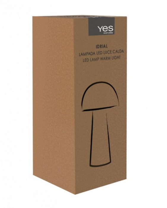 Lampa de masa Idrial, Led, Negru H22,5 [5]
