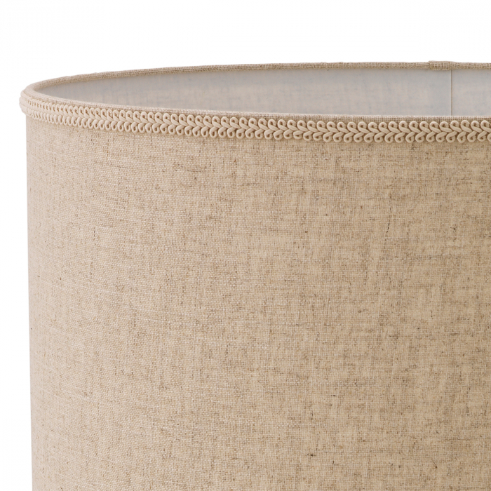 Lampă de masă, Jones din ceramică albă trosită, abajur inclus, Dims: W. 40 | max W. 46 | H. 64.5  (CM) [5]
