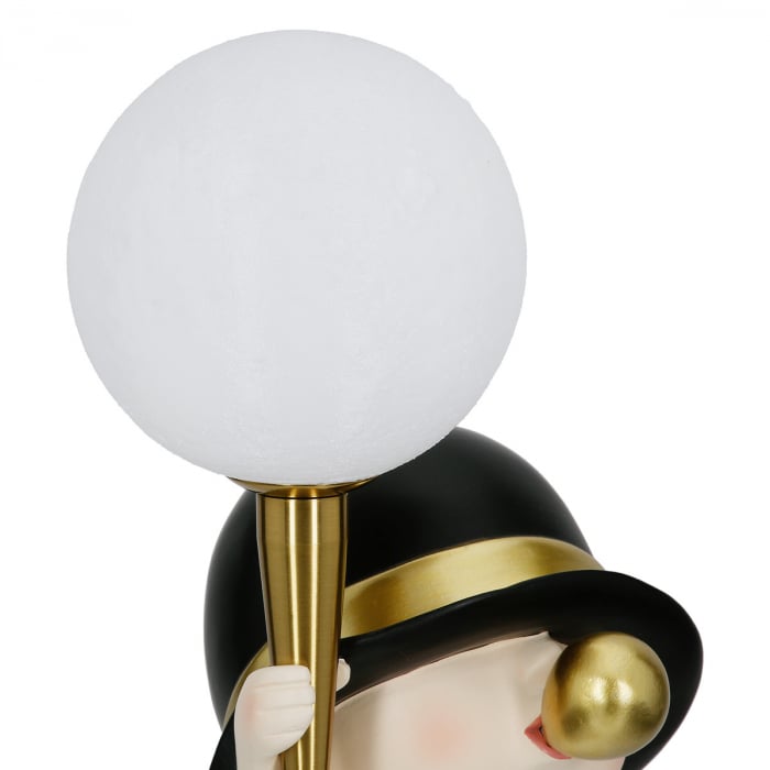 Lampă de masă (LED), Fete, Bubblegum, Motiv gumă de mestecat, Polyresin, negru, alb, PU 1, L. 20 cm, L. 16 cm, H. 48 cm [3]
