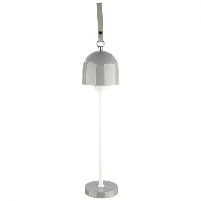 Lampă de masă (LED), Metal, gri, PU 1, H 45 cm, D 11 cm [1]