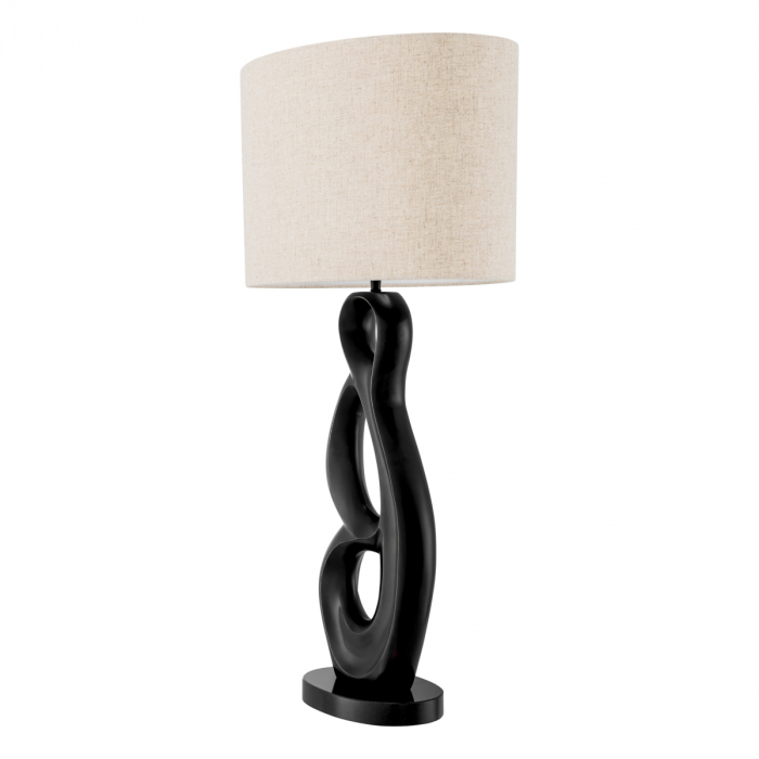 Lampă de masă, Macias, finisaj bronz, abajur inclus, Dims: W. 26 | max W. 50 | H. 90  (CM) [4]
